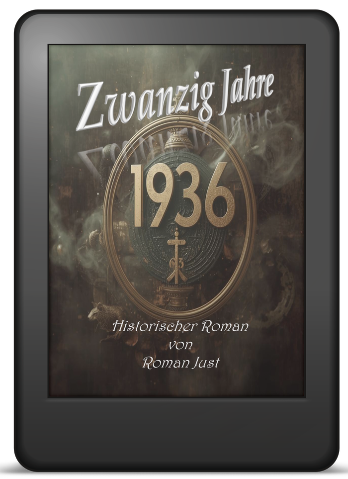 Buchcover »Zwanzig Jahre 1936« von Roman Just – historischer Roman, vierter Band der Reihe als E-Book